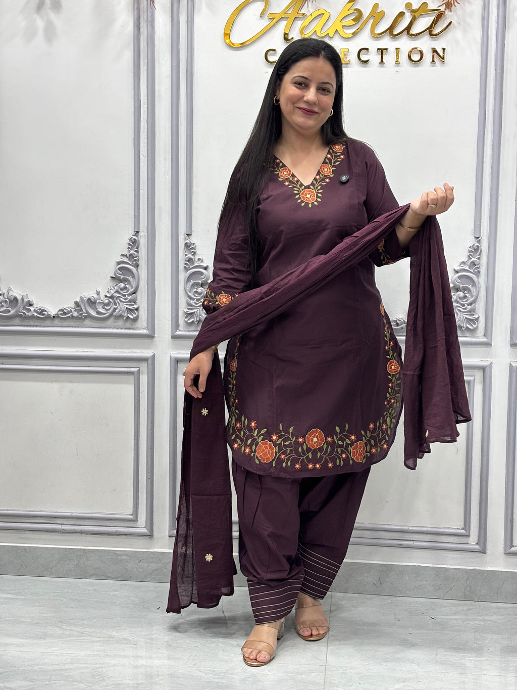 Pure Cotton Farshi Salwar Set