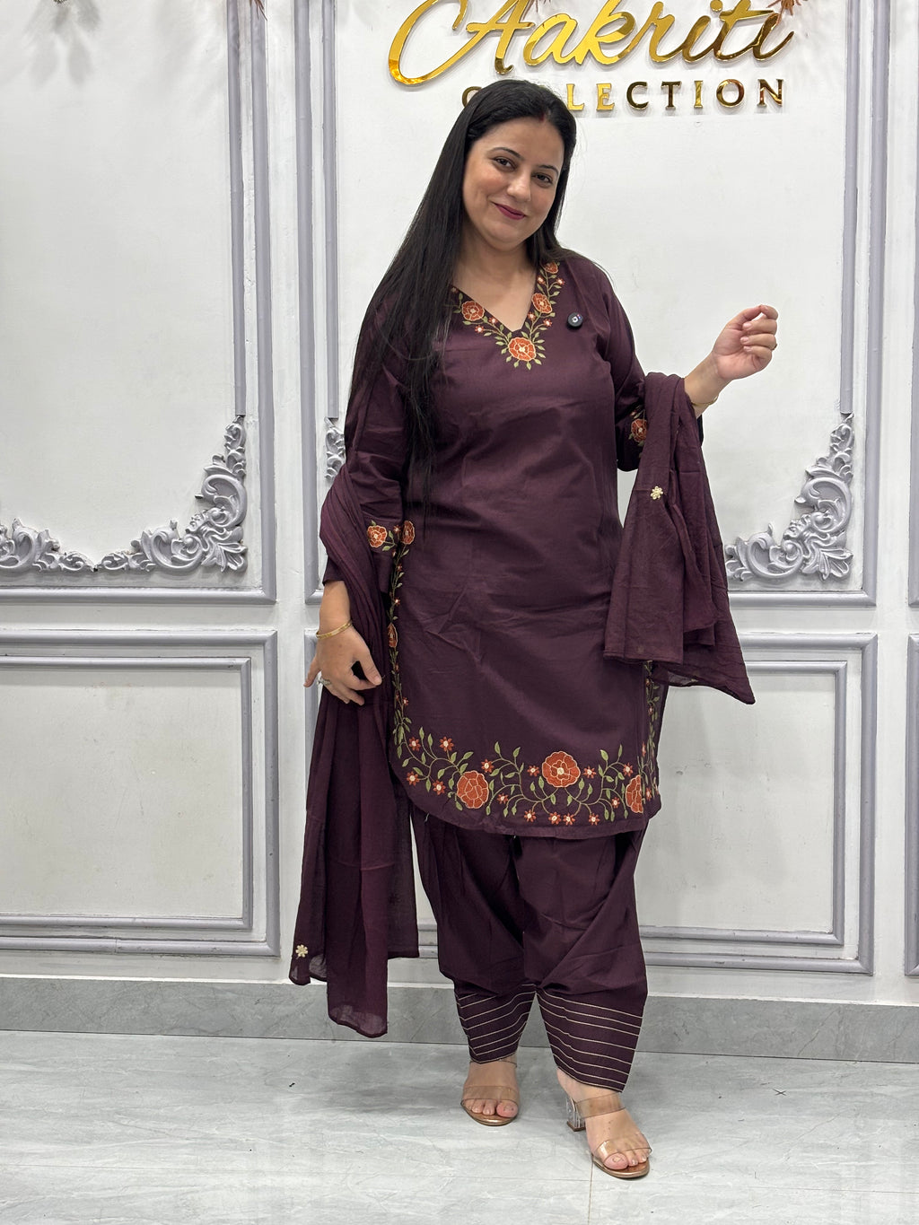 Pure Cotton Farshi Salwar Set