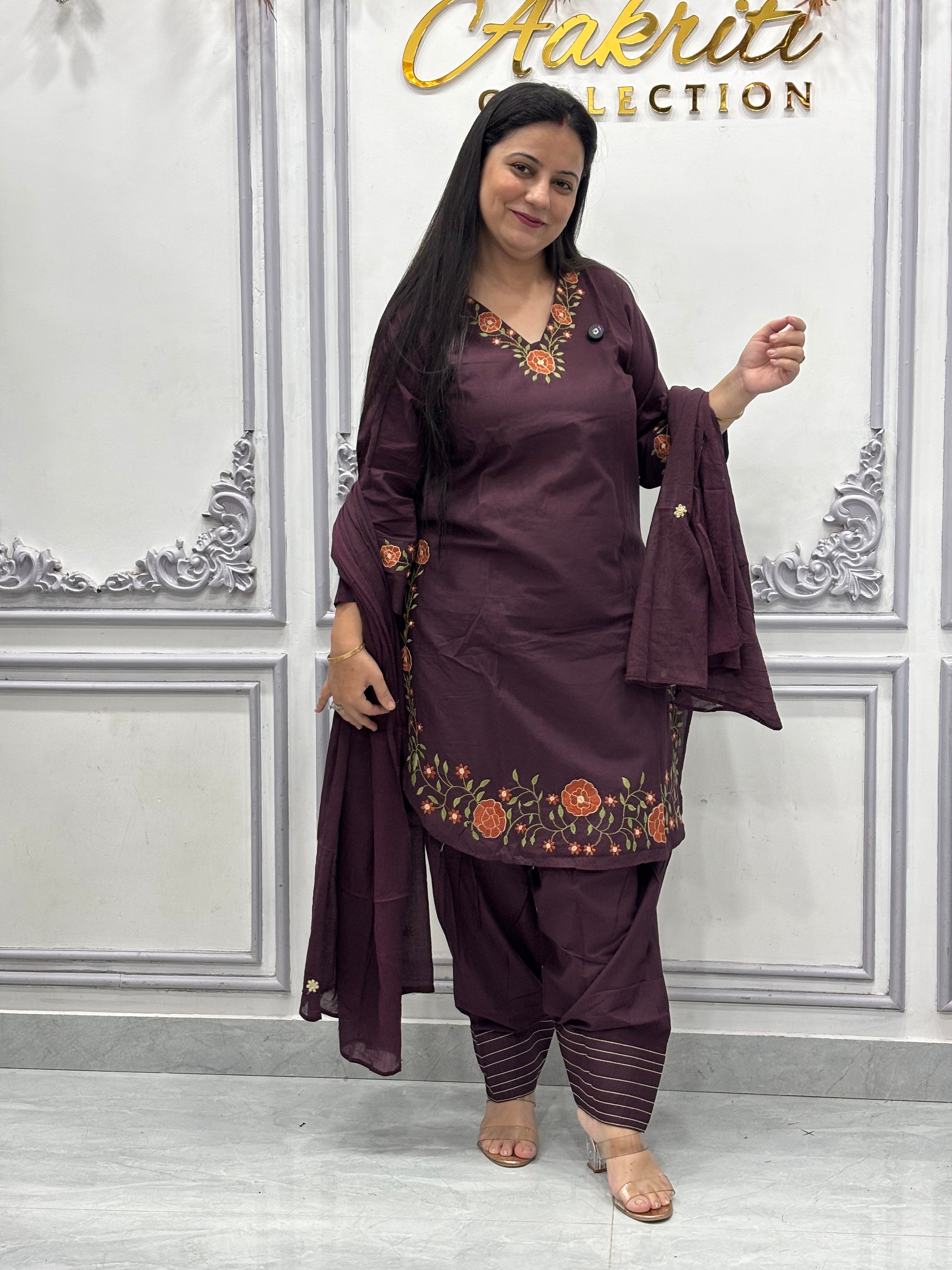 Pure Cotton Farshi Salwar Set