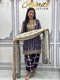 Pure Crepe Farshi Salwar Set