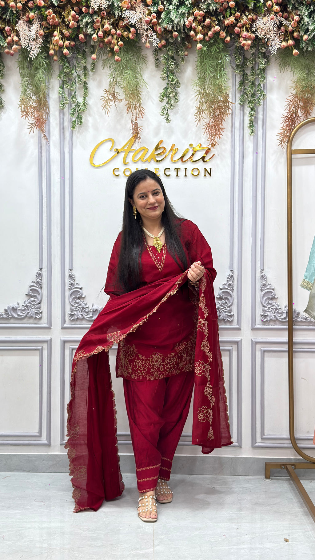 Mul Chanderi Farsi Salwar Suit