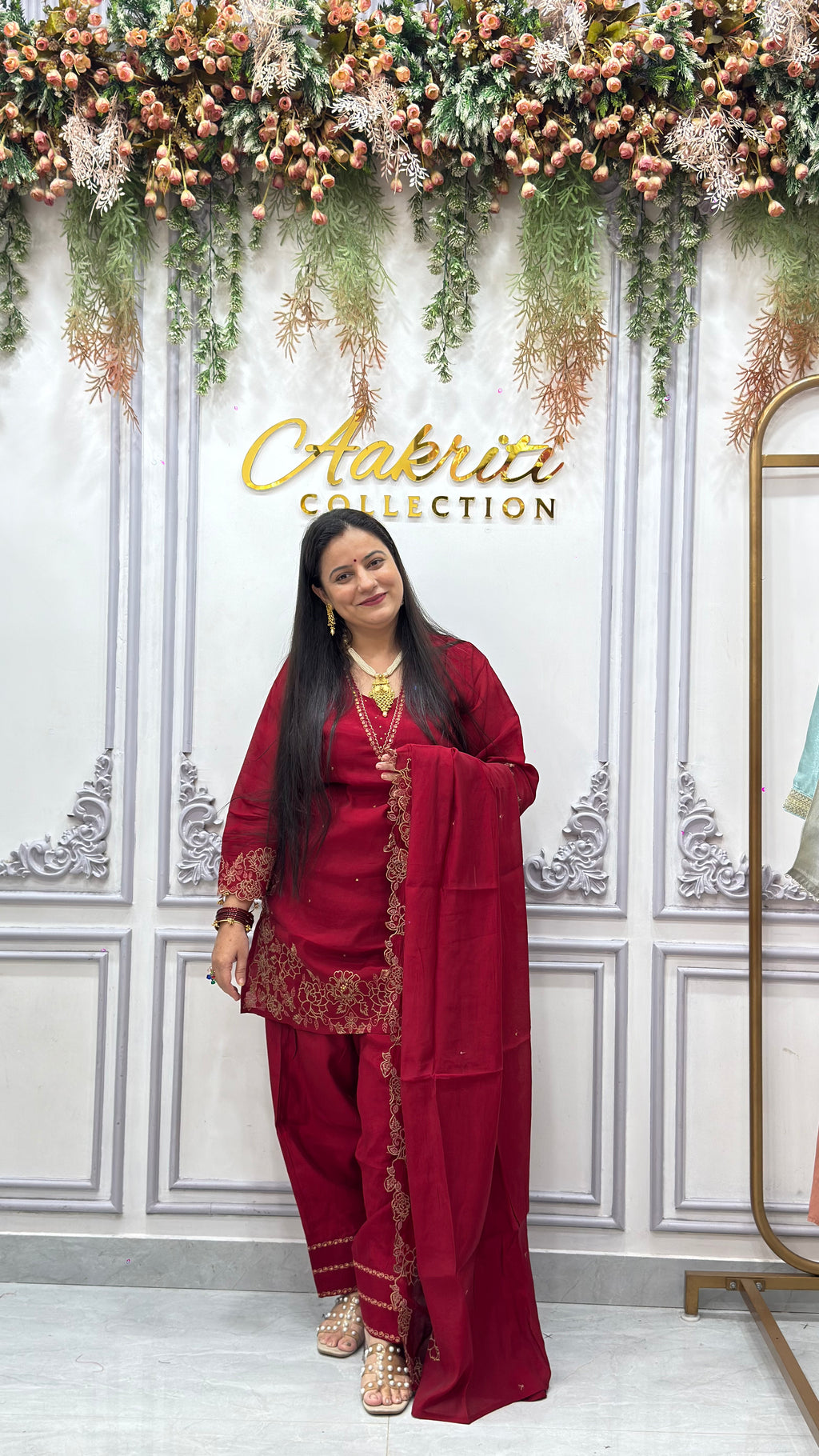Mul Chanderi Farsi Salwar Suit