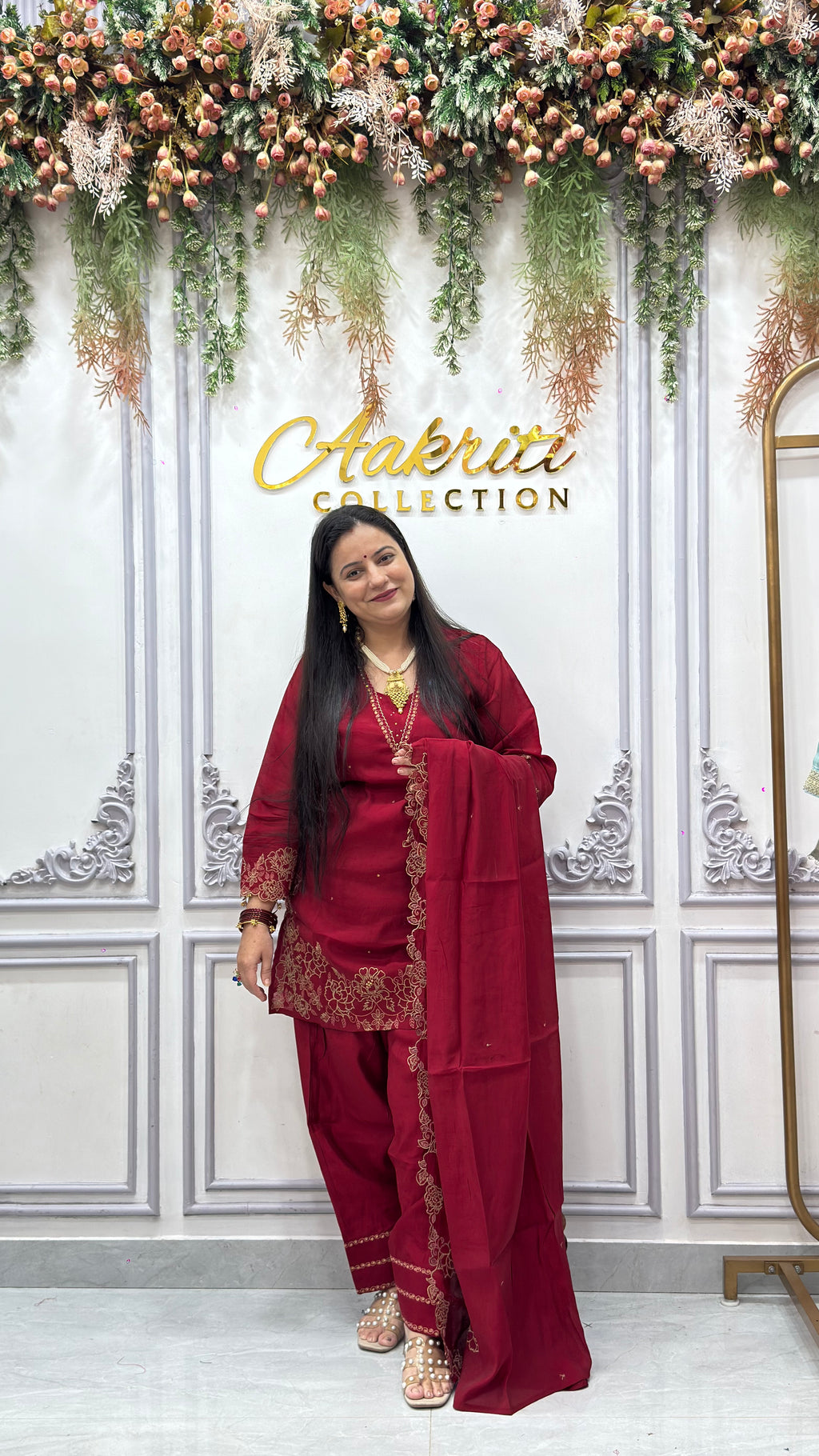 Mul Chanderi Farsi Salwar Suit