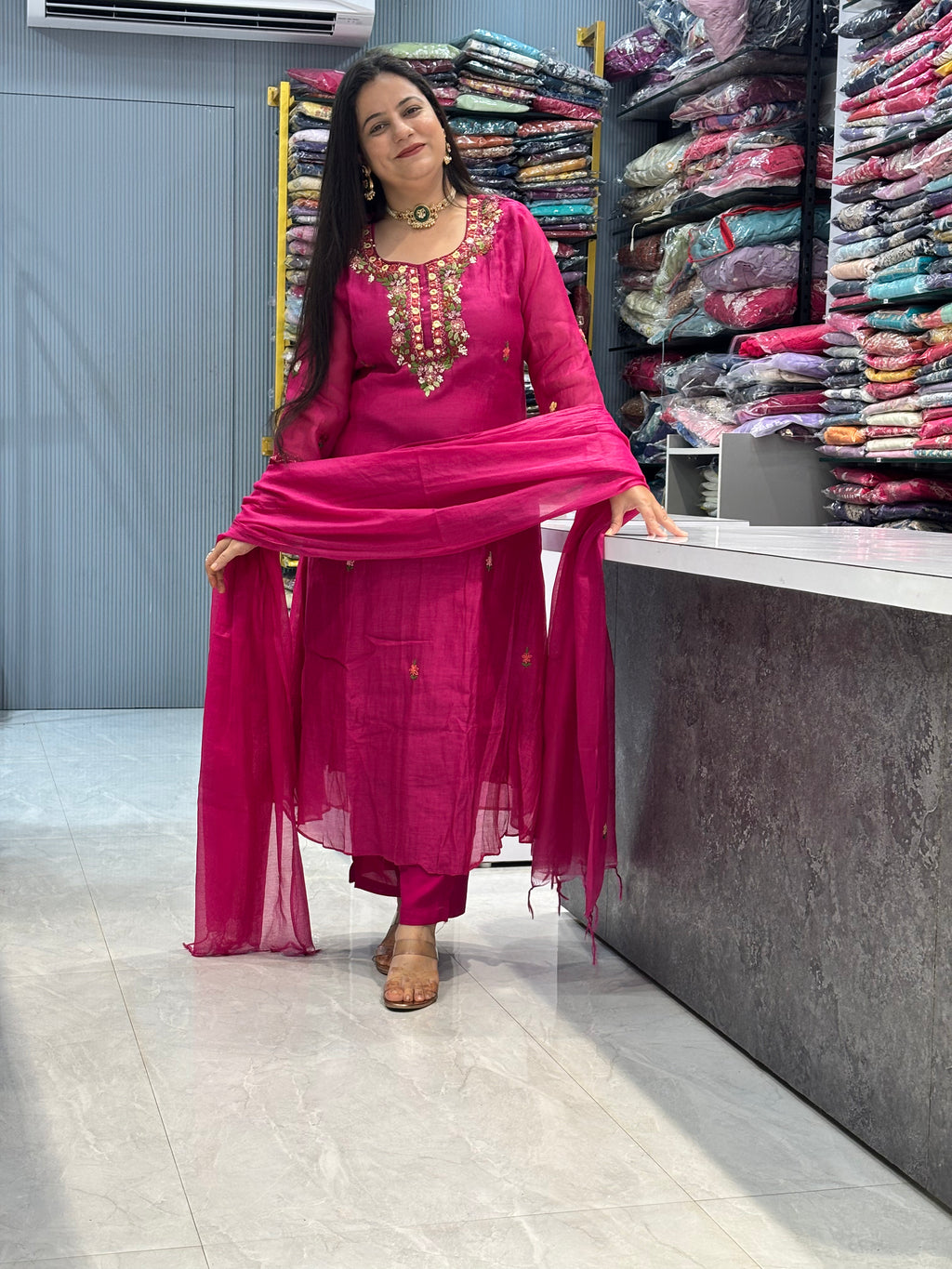 Mulchanderi Premium Suit