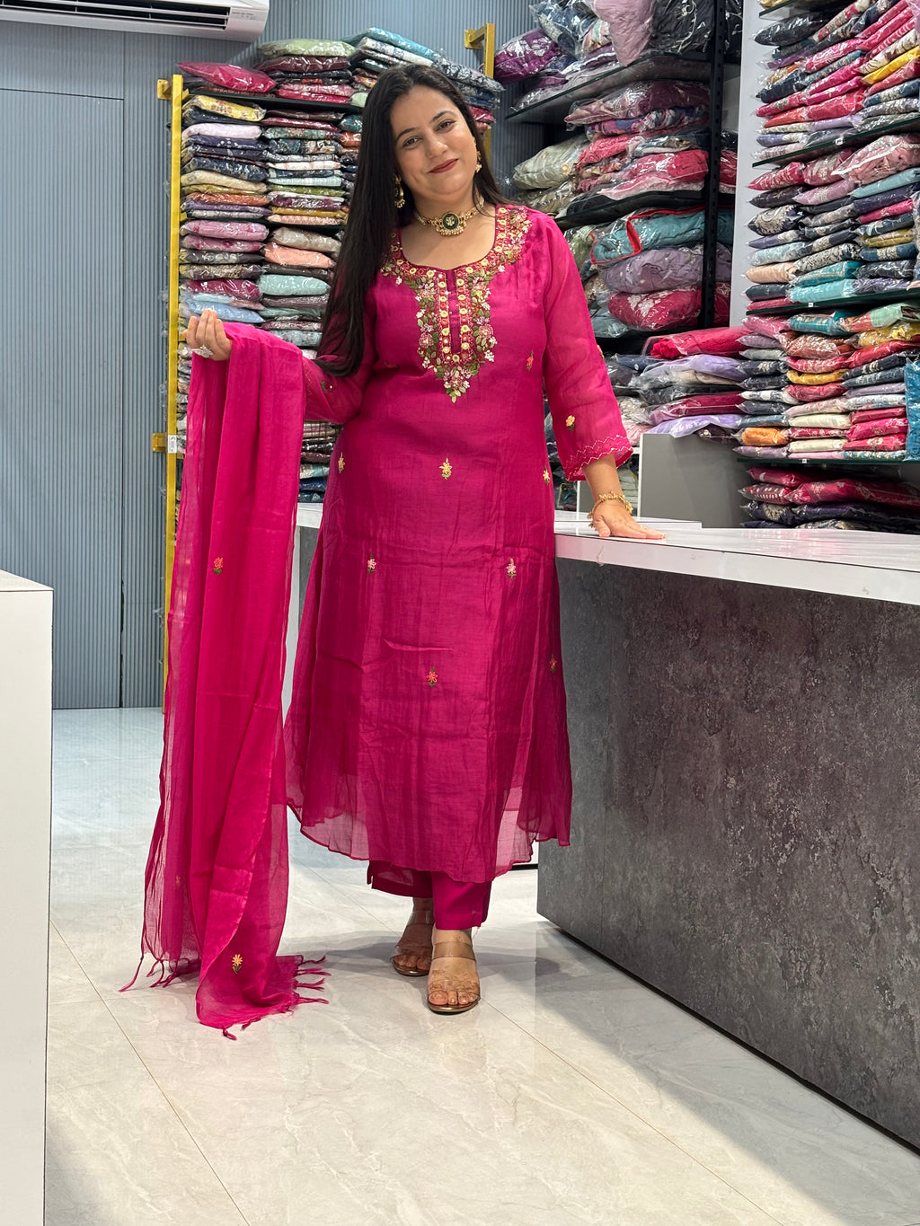 Mulchanderi Premium Suit