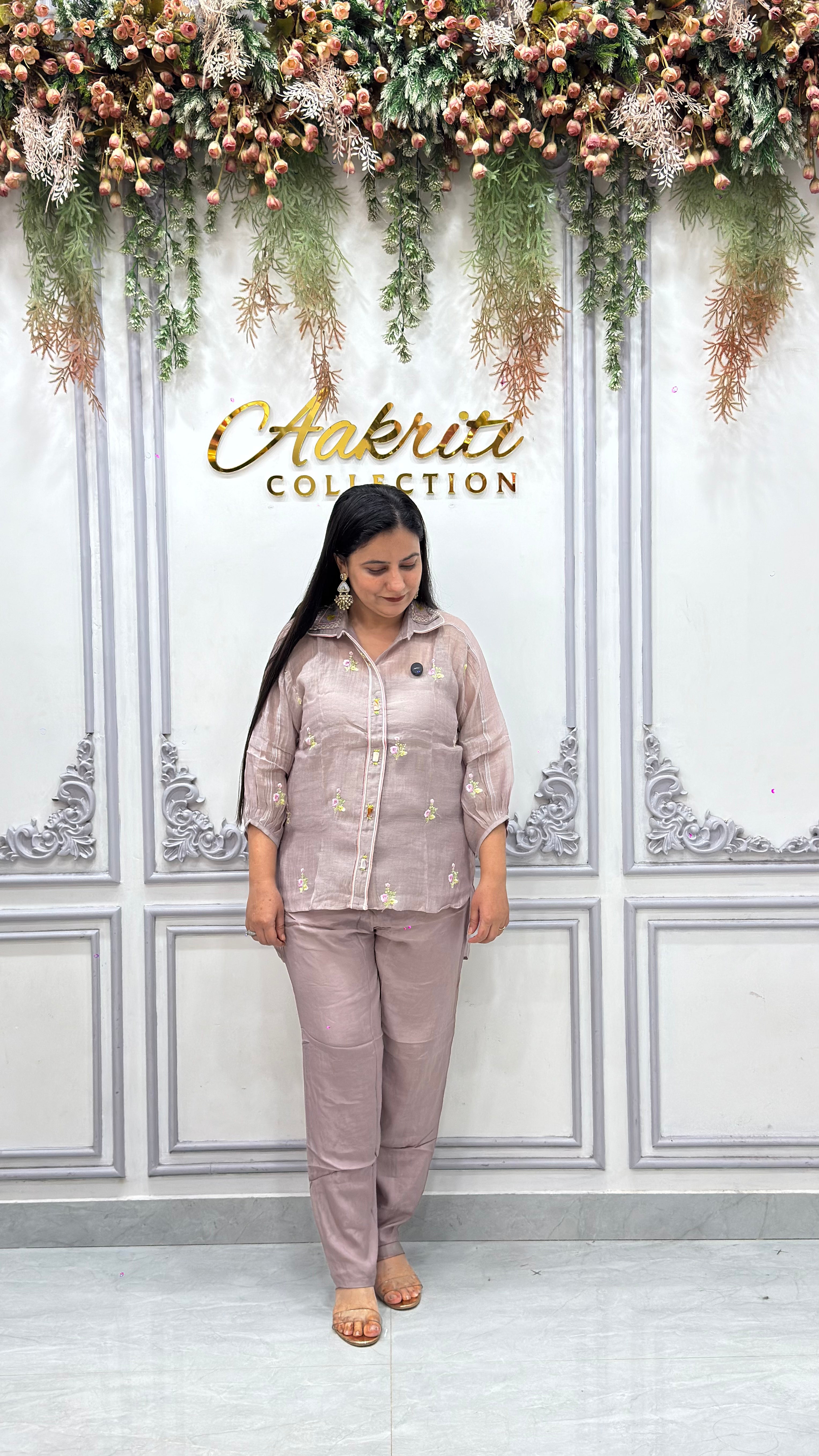 Mul Chanderi Cord Set