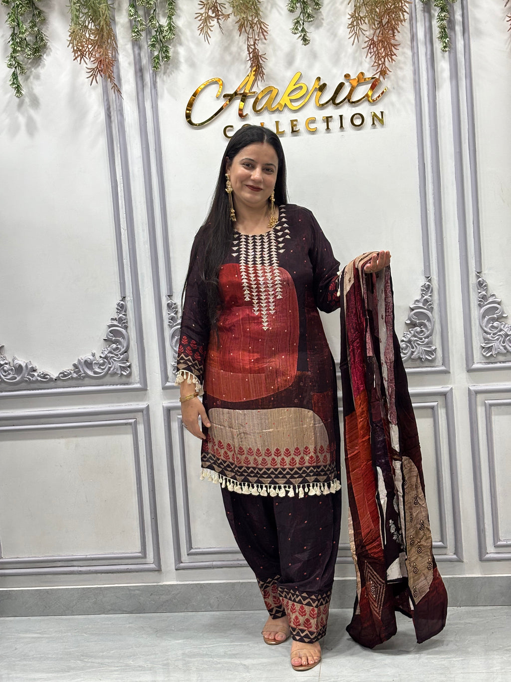 Premium Crepe Farshi Salwar Set