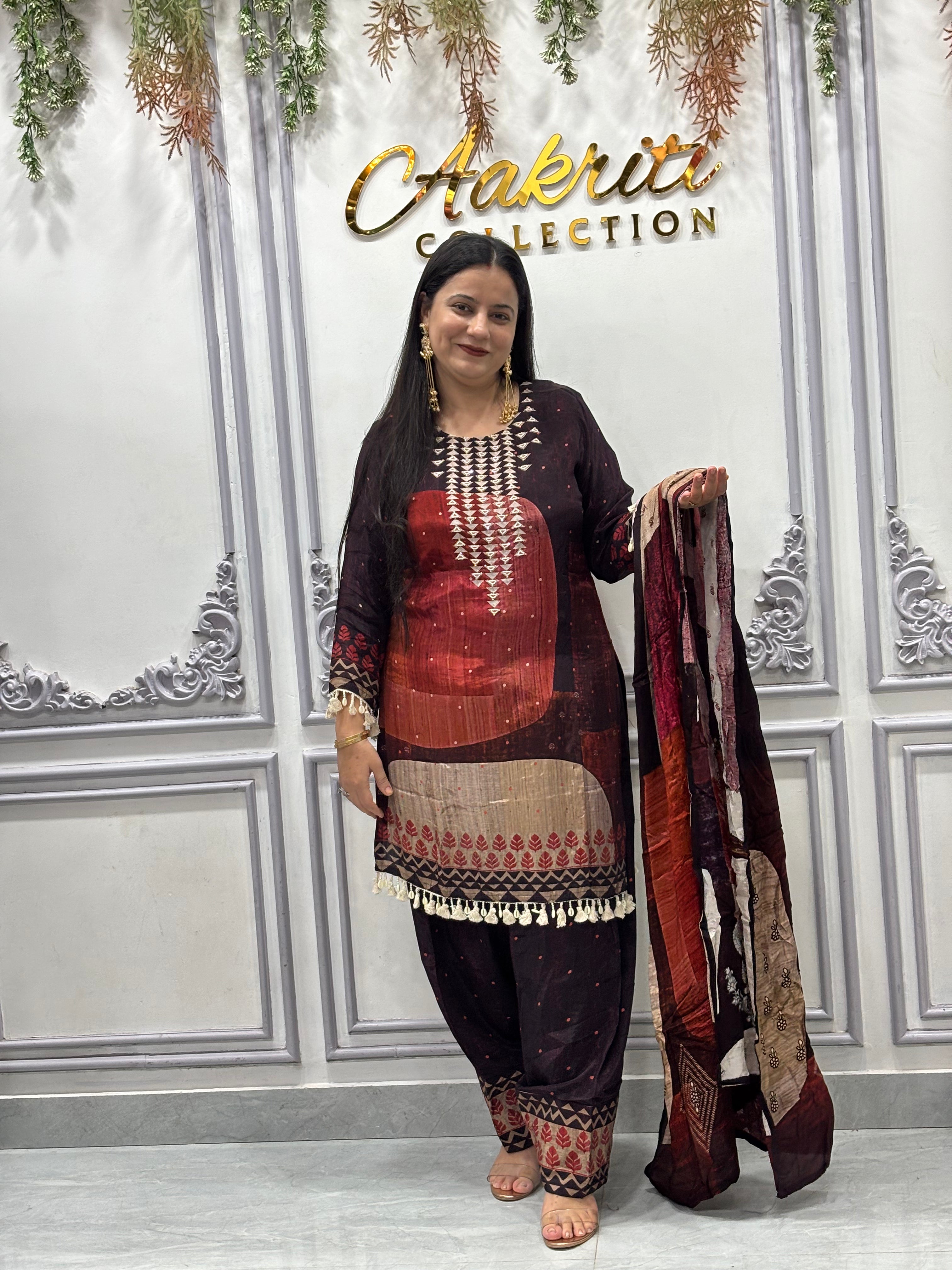 Premium Crepe Farshi Salwar Set