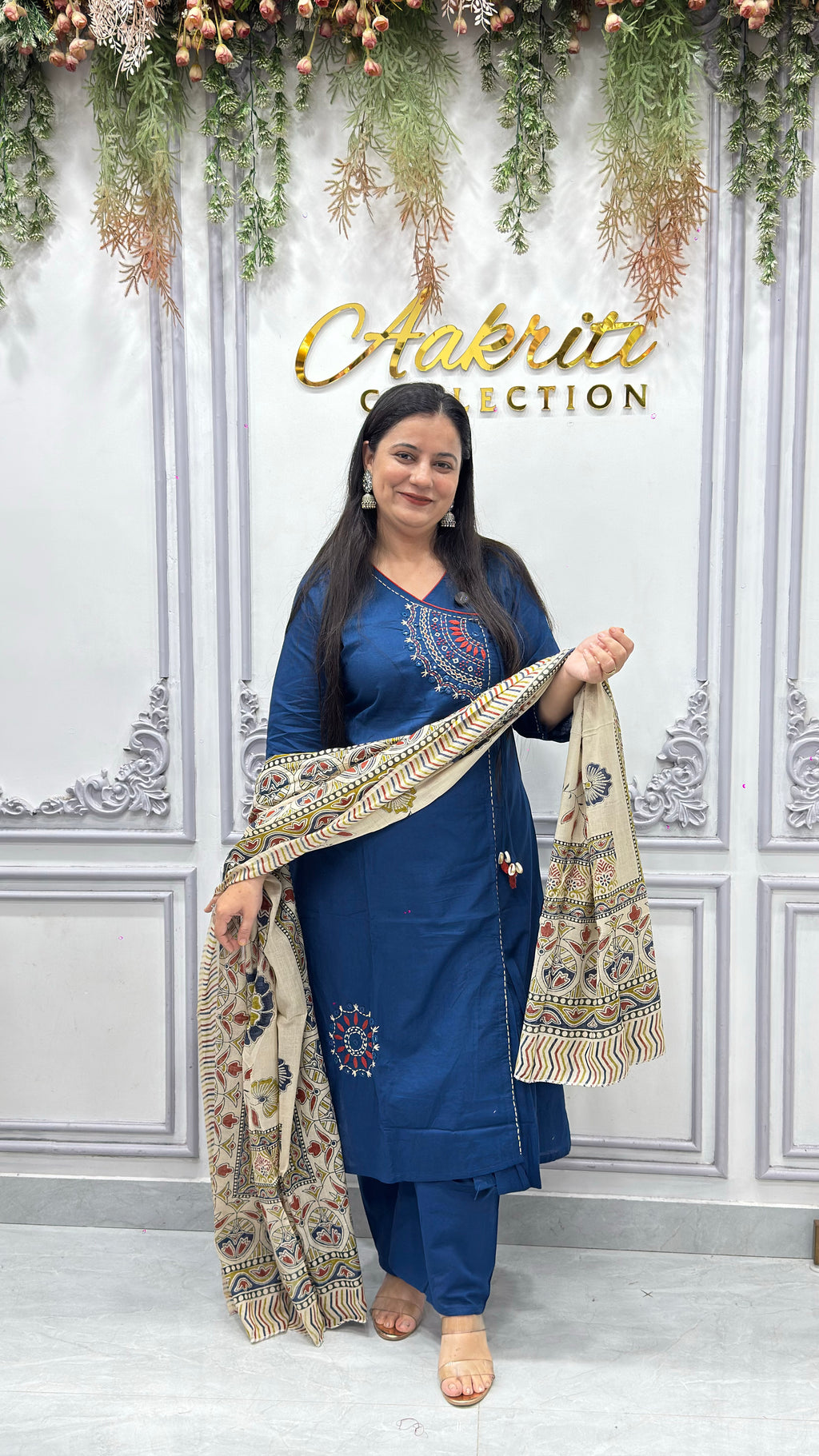 Cotton Angrakha Suit