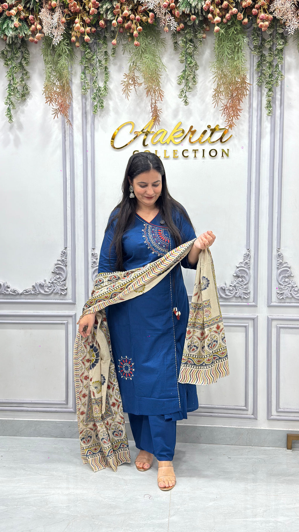 Cotton Angrakha Suit