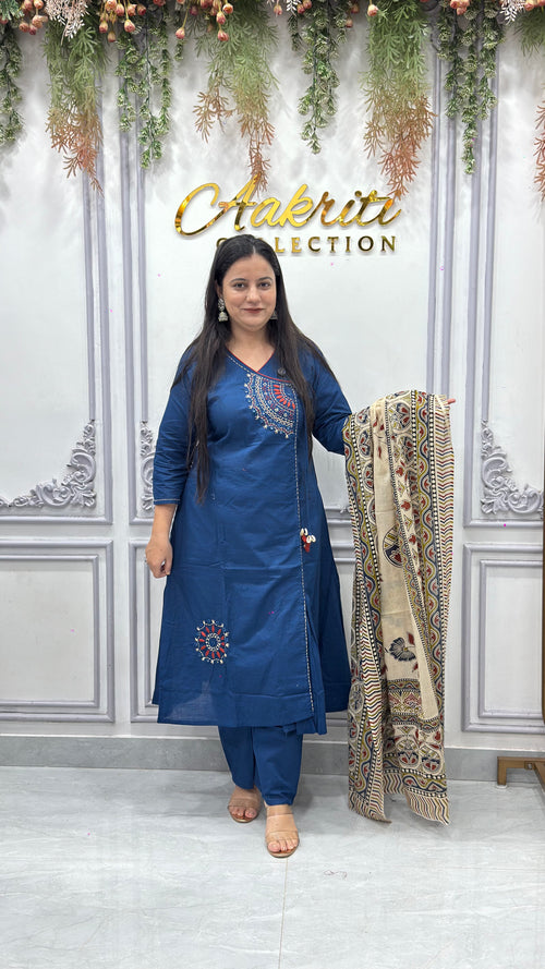 Cotton Angrakha Suit