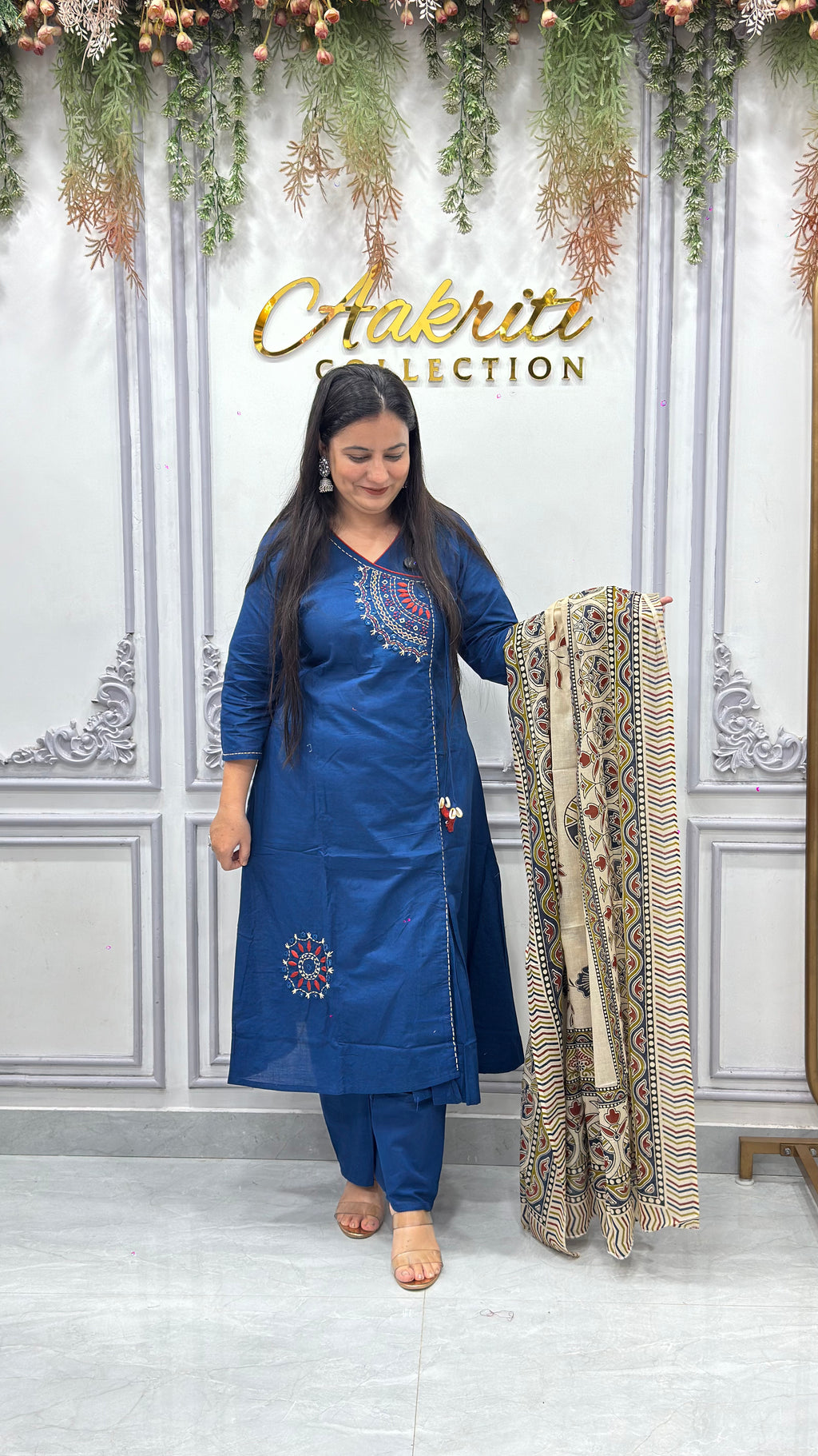 Cotton Angrakha Suit