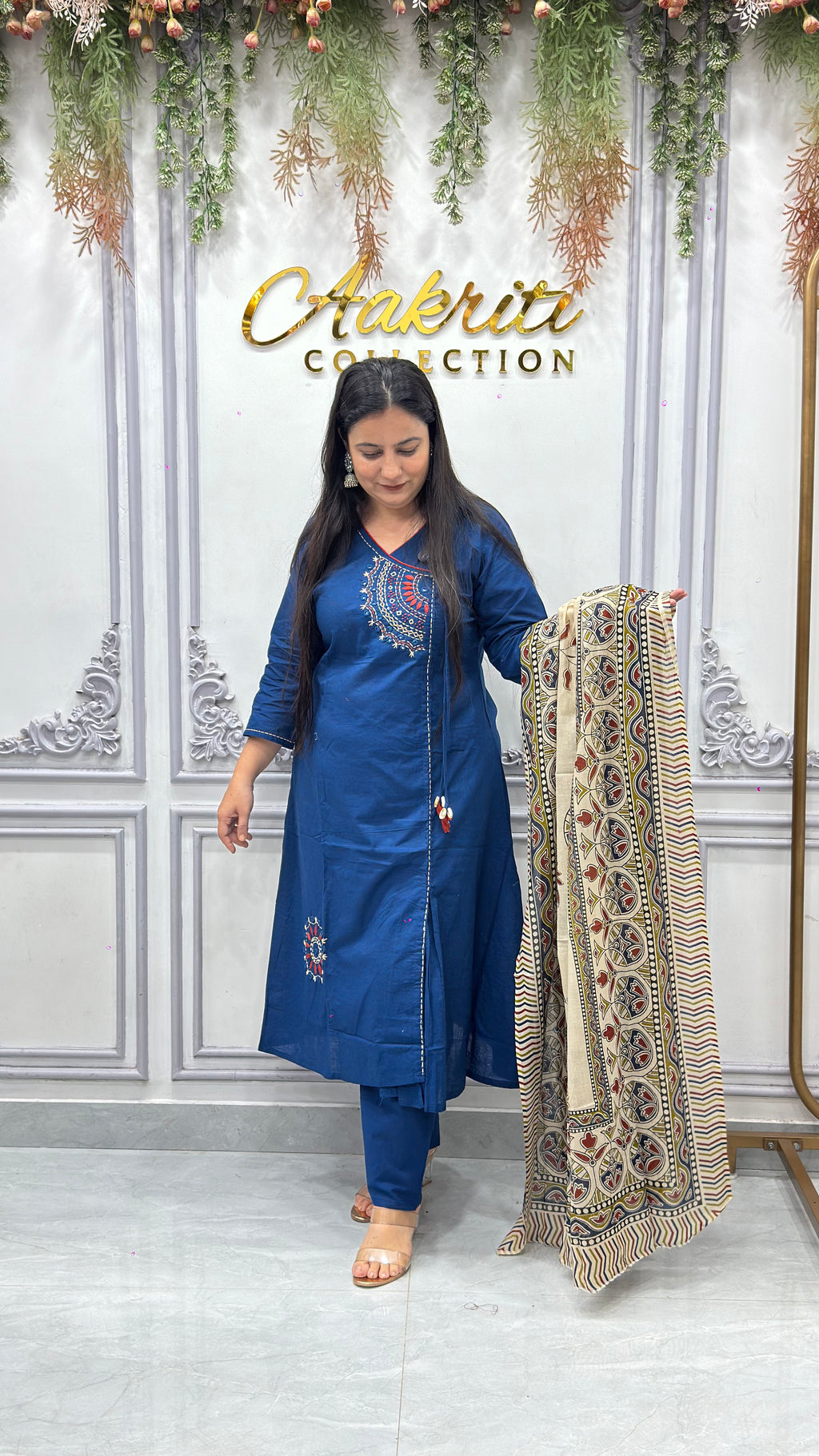 Cotton Angrakha Suit