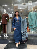 Women Printed Dupatta Suit Set