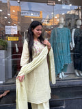 Pistachio Green Cotton Suit Set