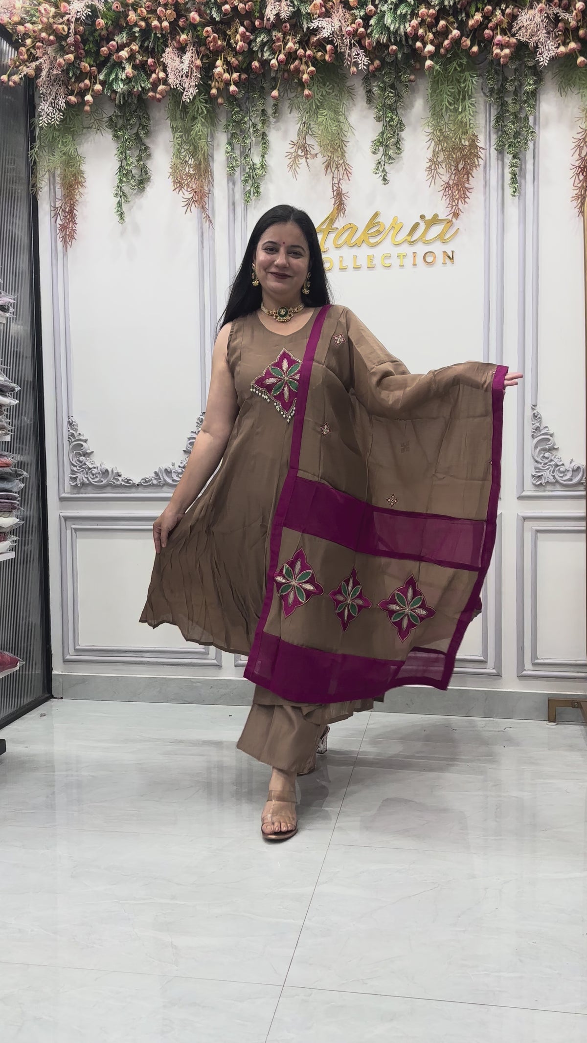 Mul Chanderi Suit